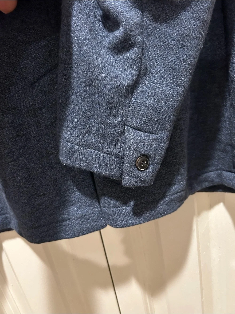 Faherty Inlet Knit Blazer Organic Cotton Deep Navy Melange, XL